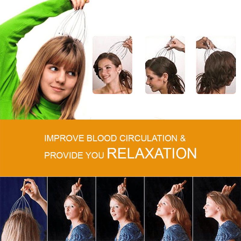 Octopus Claw Head Massager - Feminess