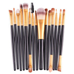 Set of 15 Professional Makeup Brushes - Feminess