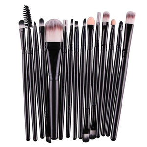 Set of 15 Professional Makeup Brushes - Feminess