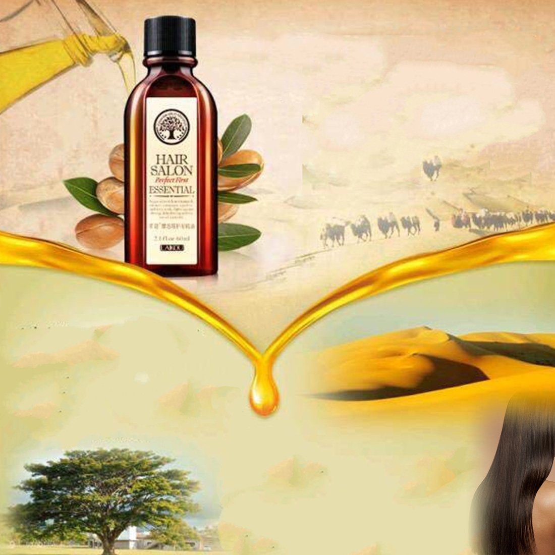 100% Organic Moroccan Argan Oil - Feminess