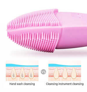Electric Facial Cleansing Silicone Brush - Feminess