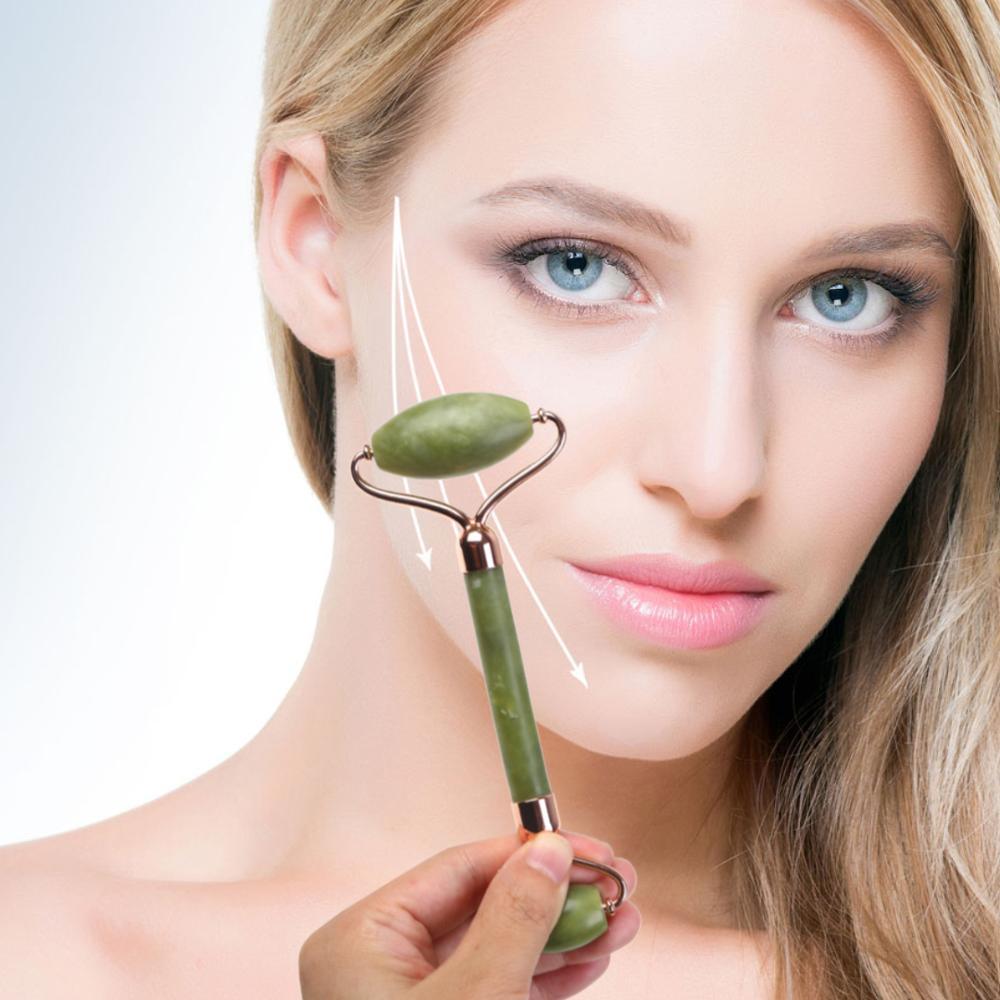 Jade Facial Massage Roller - Feminess