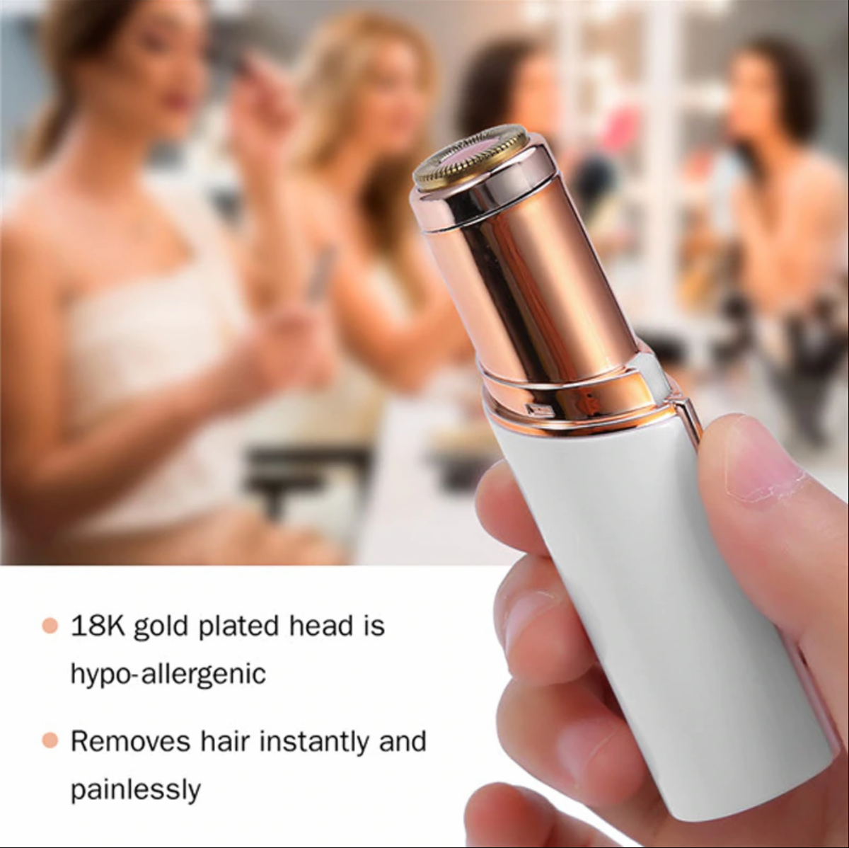 Flawless Lipstick Shaped Epilator - Feminess